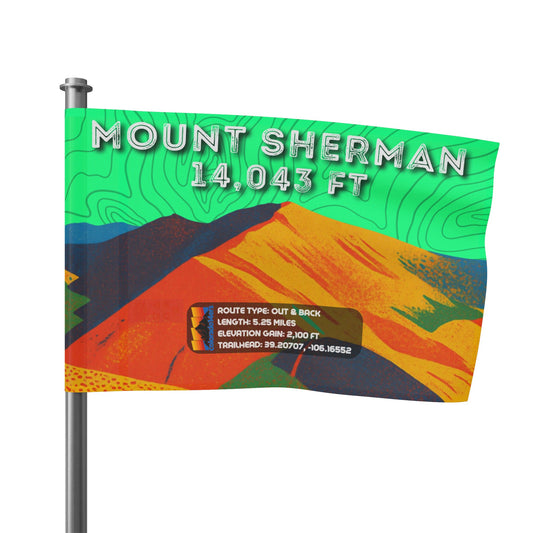 CO 14er Summit Flag | Mount Sherman