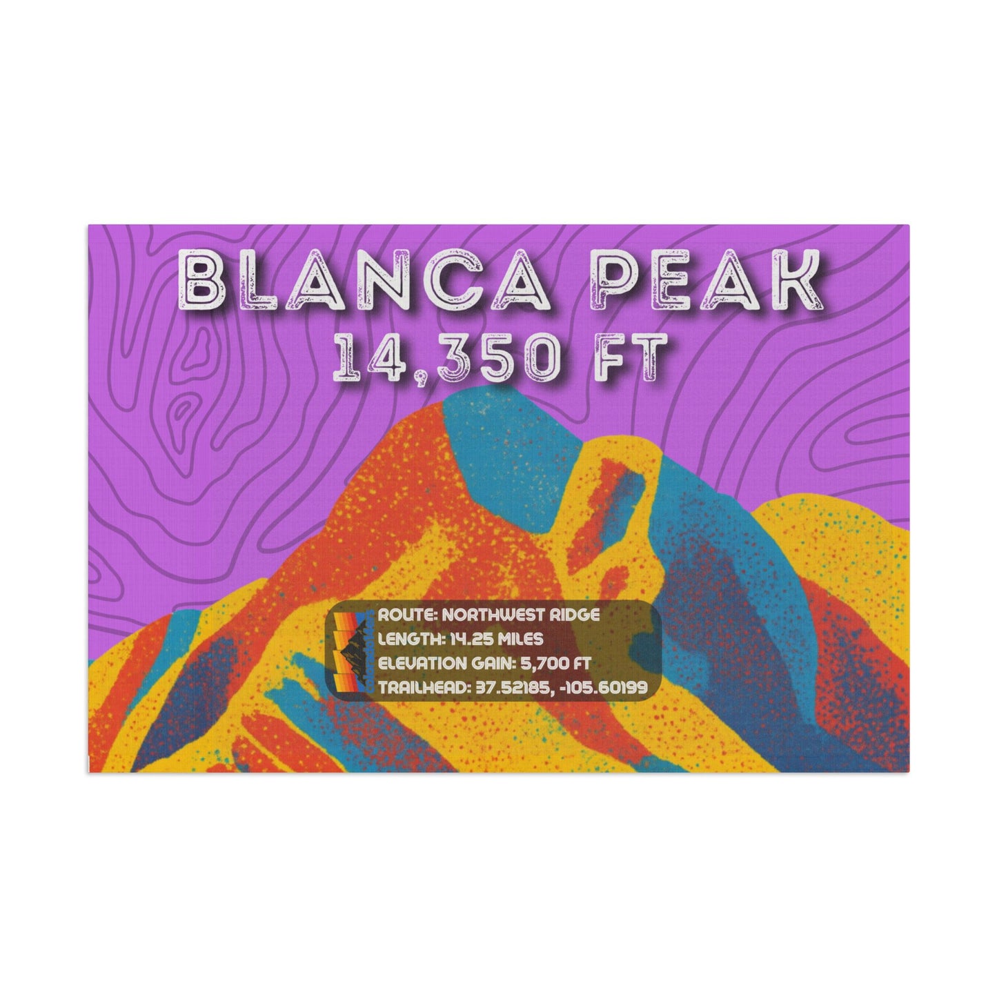 CO Summit Flag | Blanca Peak