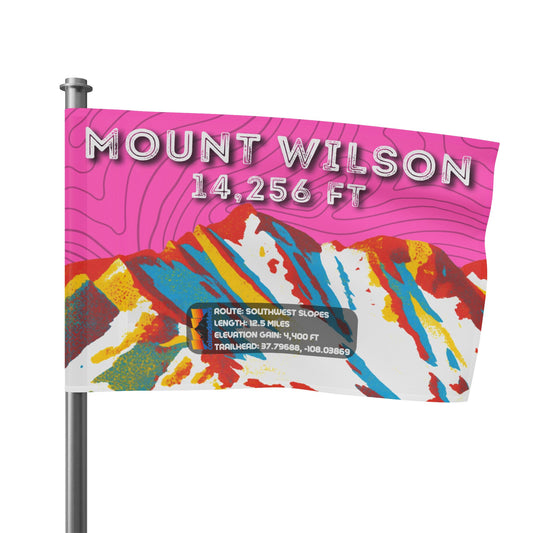 CO 14er Summit Flag | Mount Wilson