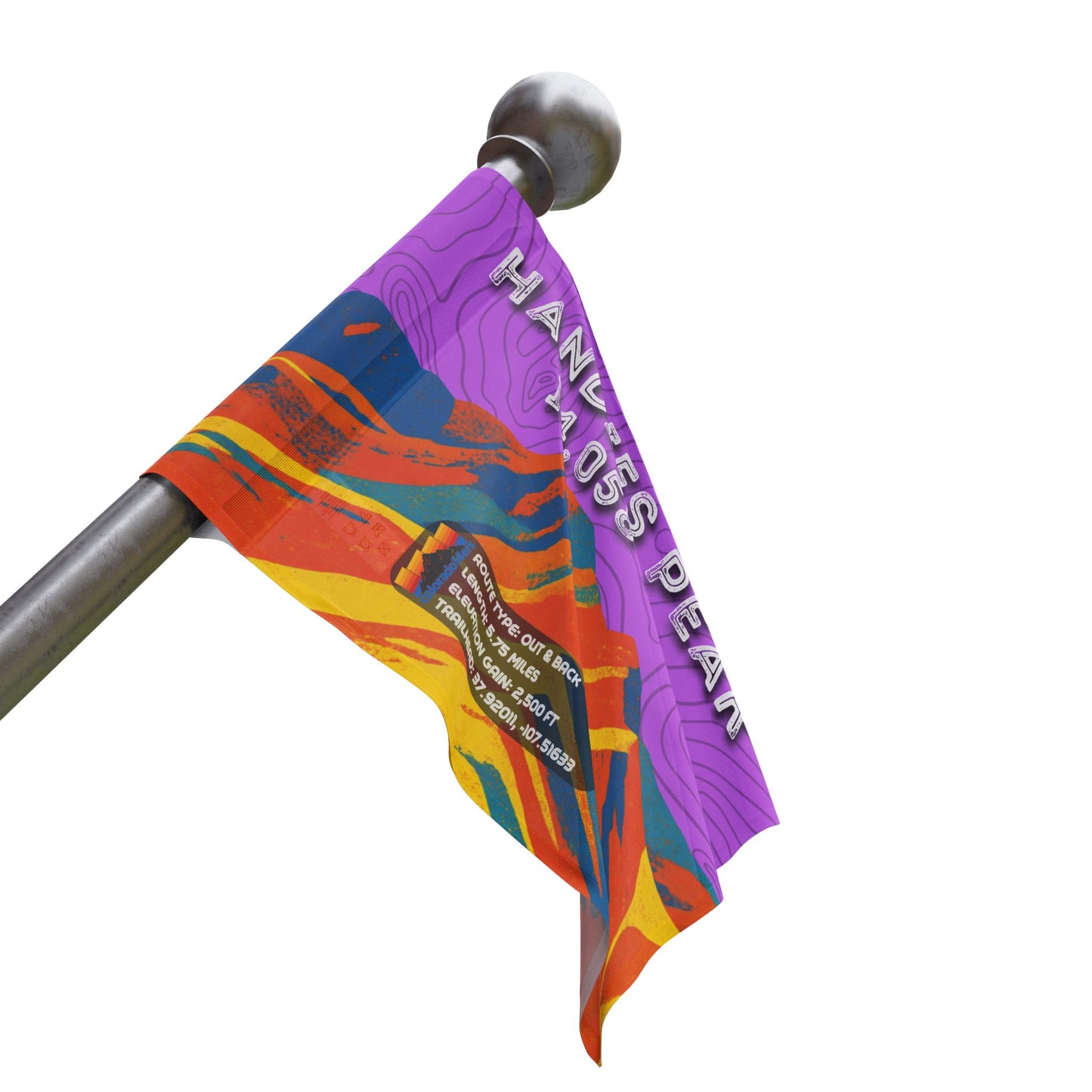 CO 14er Summit Flag | Handies Peak
