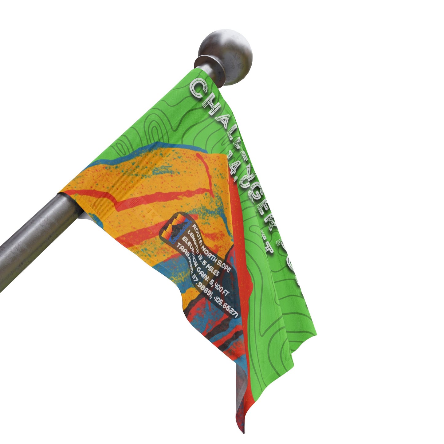 CO 14er Summit Flag | Challenger Point