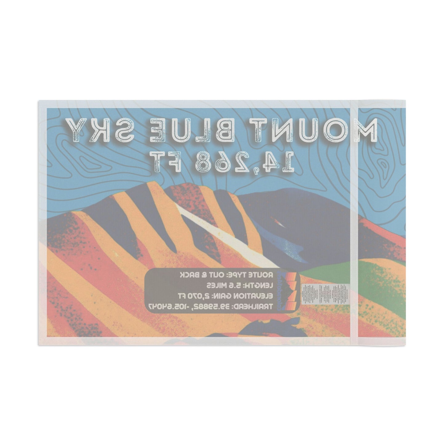 CO 14er Summit Flag | Mount Blue Sky