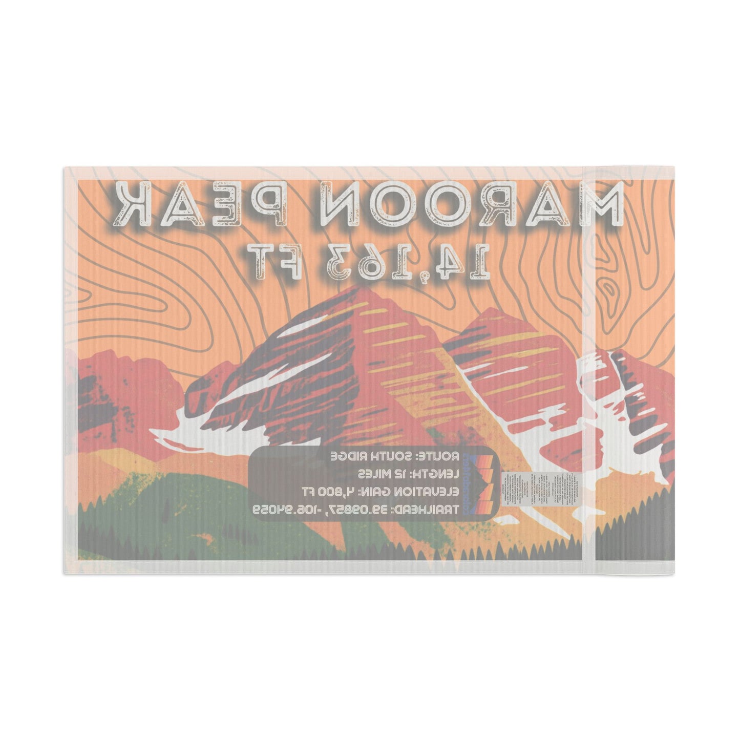 CO 14er Summit Flag | Maroon Peak