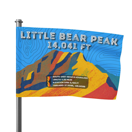 CO 14er Summit Flag | Little Bear Peak