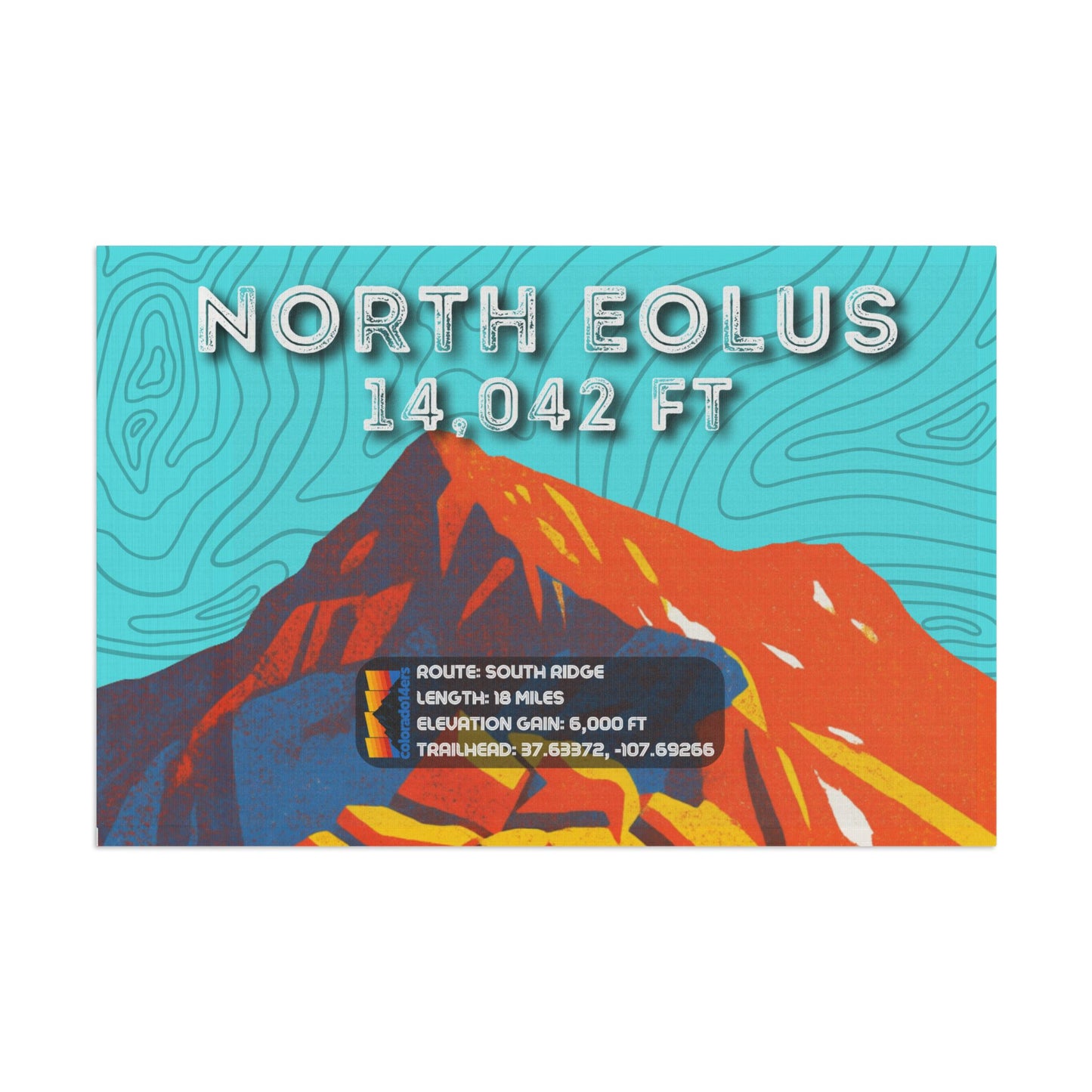 CO 14er Summit Flag | North Eolus