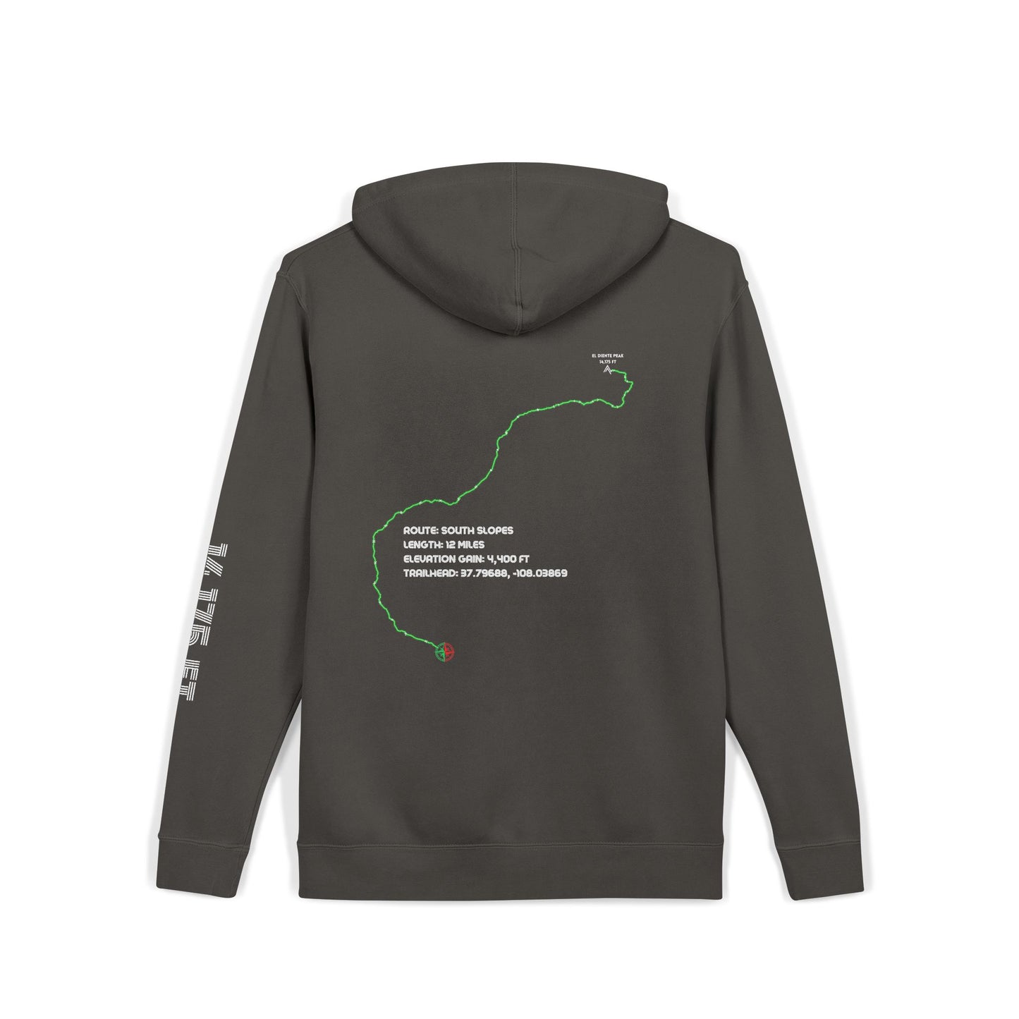 CO 14er Hoodie | El Diente Peak