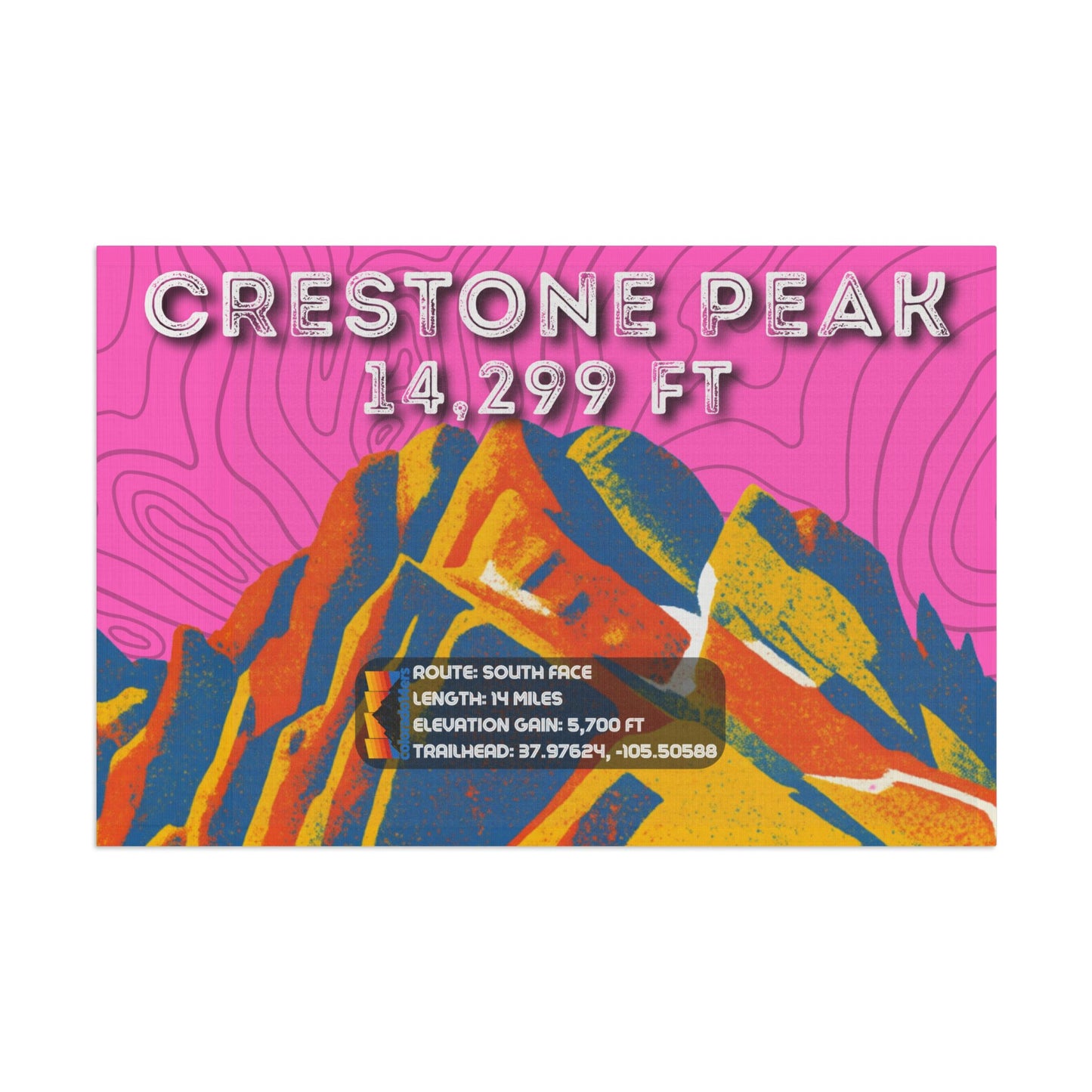 CO 14er Summit Flag | Crestone Peak
