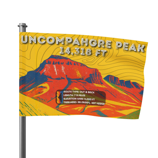 CO 14er Summit Flag | Uncompahgre Peak