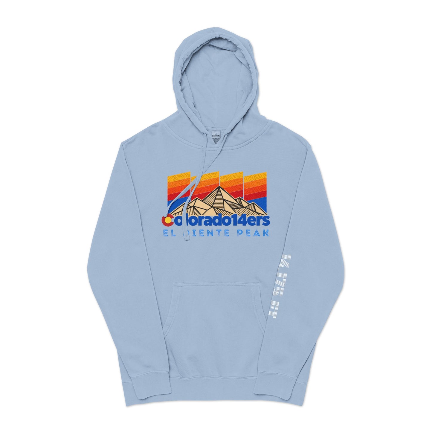 CO 14er Hoodie | El Diente Peak