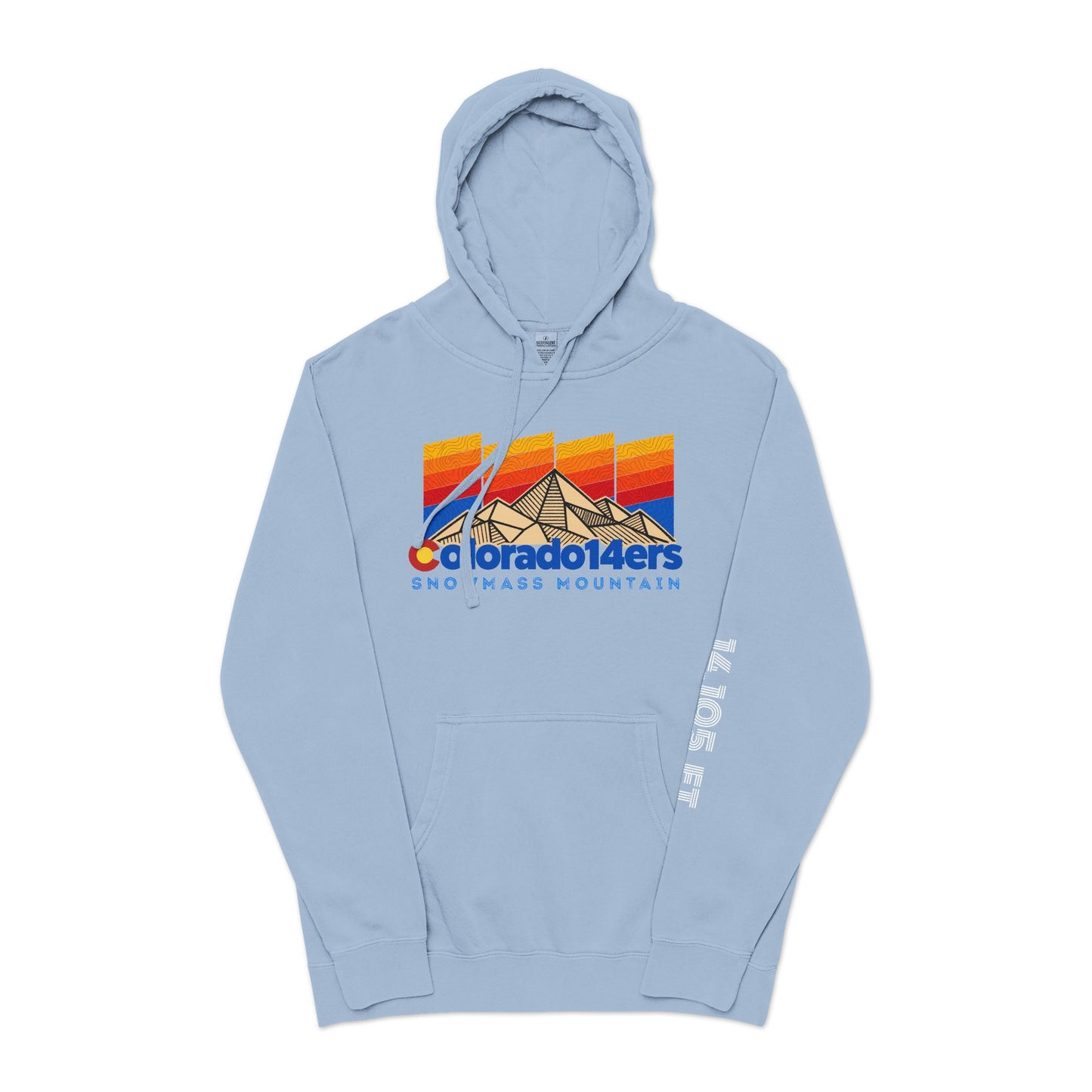 CO 14er Hoodie | Snowmass Mountain