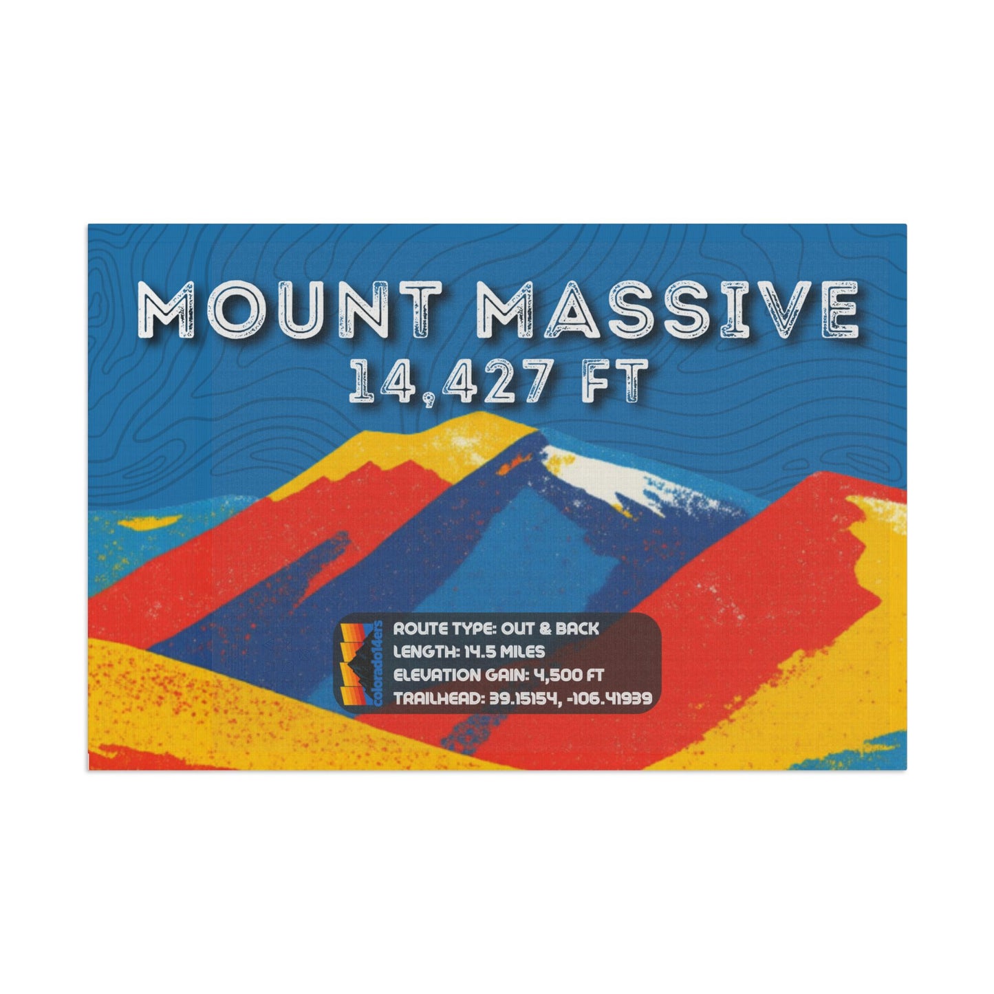 CO 14er Summit Flag | Mount Massive