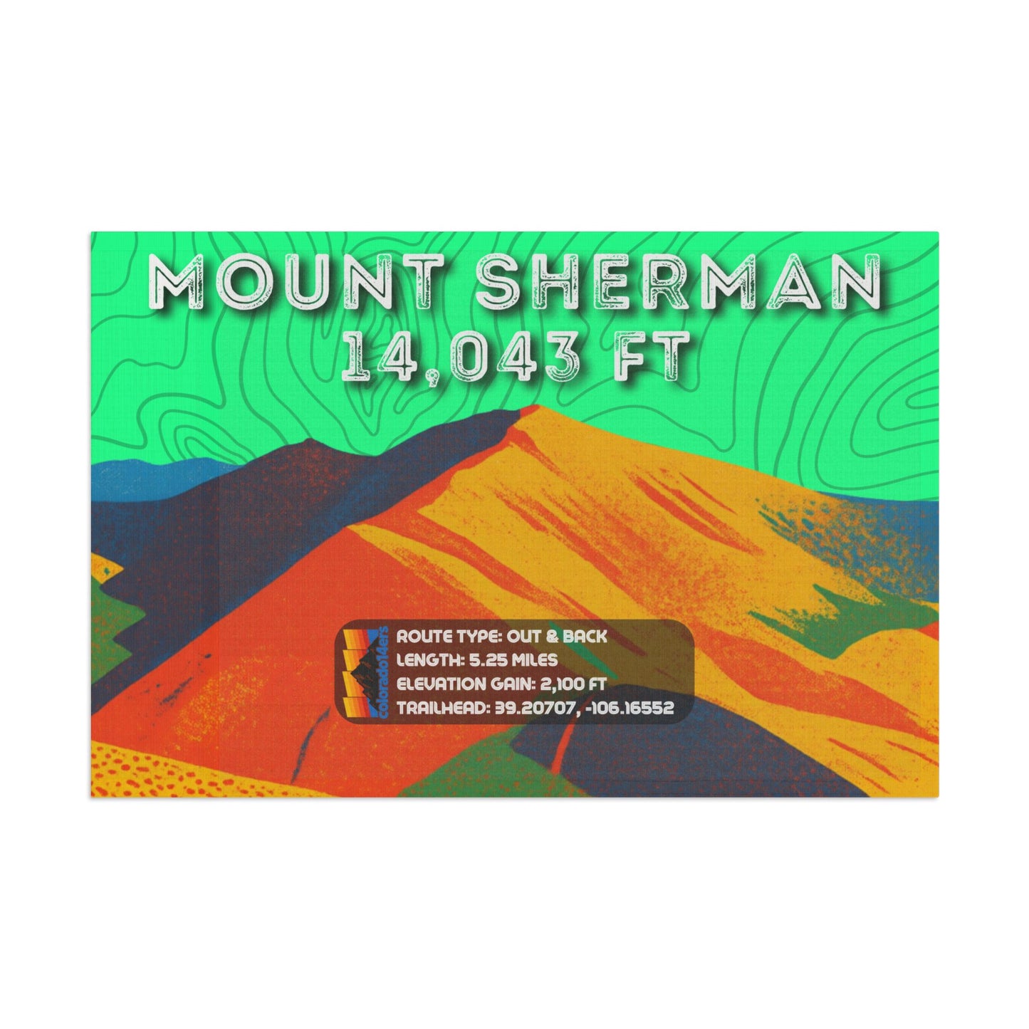 CO 14er Summit Flag | Mount Sherman