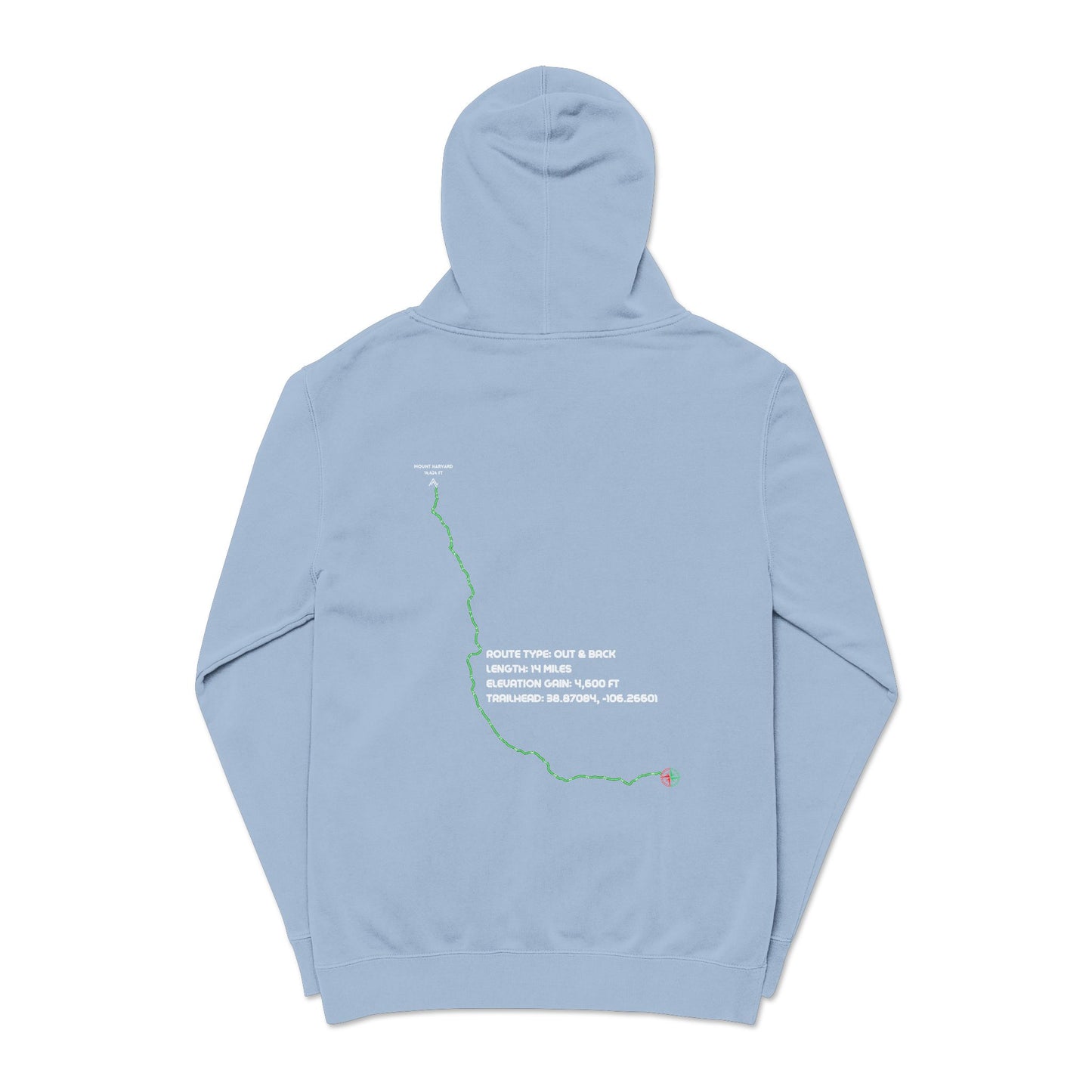 CO 14er Hoodie | Mount Harvard