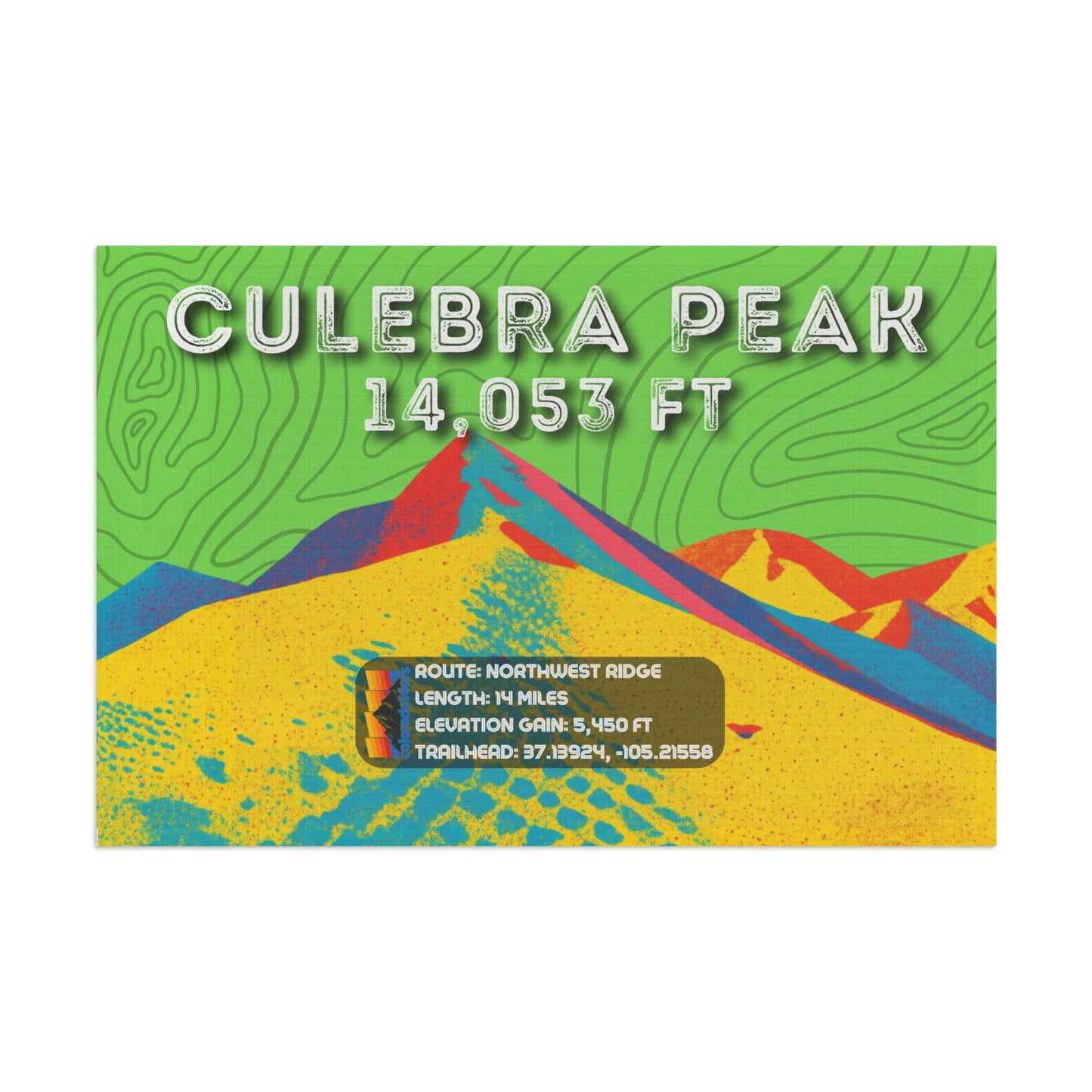 CO 14er Summit Flag | Culebra Peak
