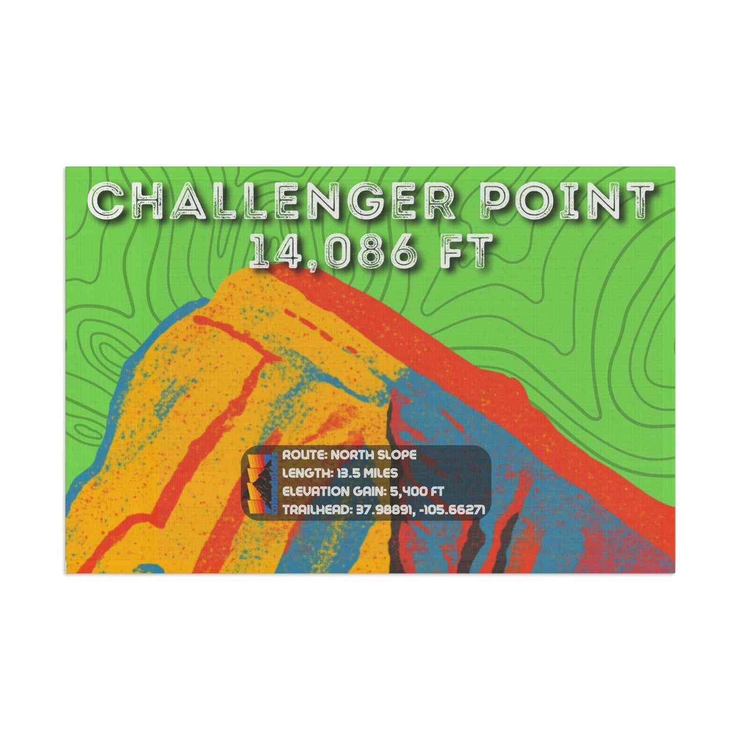 CO 14er Summit Flag | Challenger Point
