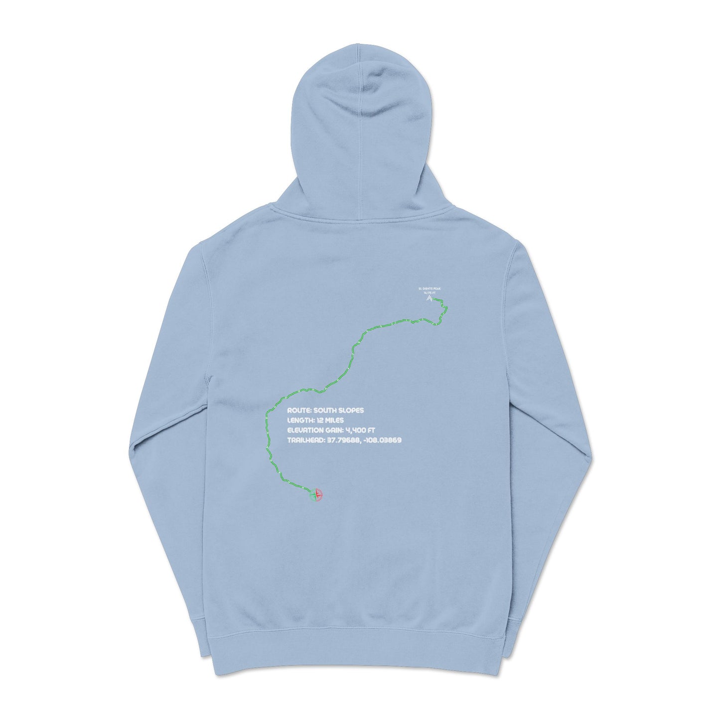 CO 14er Hoodie | El Diente Peak