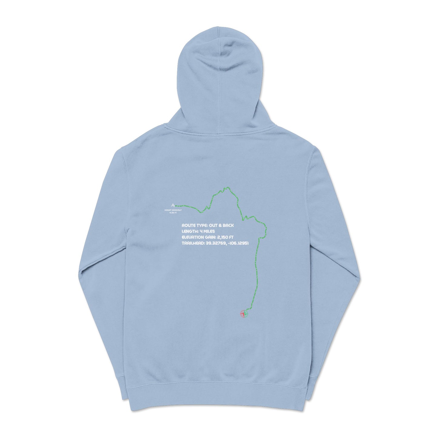 CO 14er Hoodie | Mount Democrat