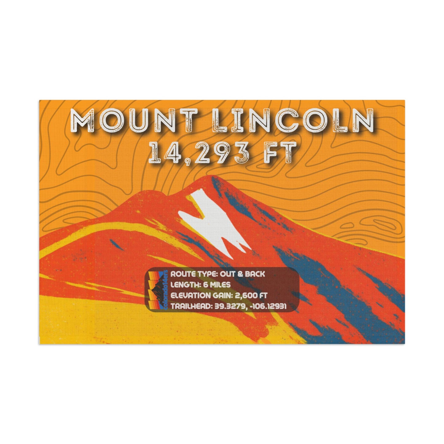 CO 14er Summit Flag | Mount Lincoln