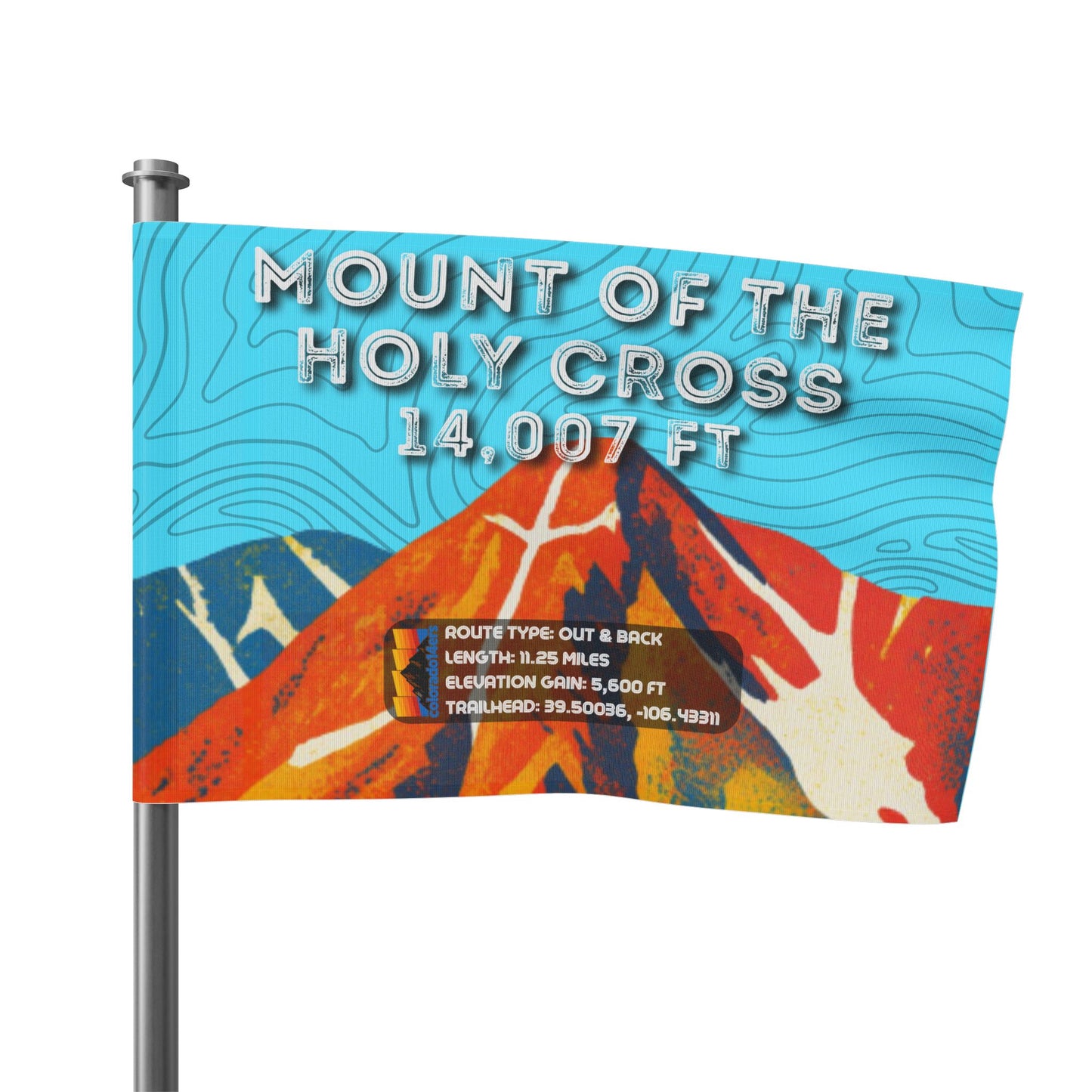 CO 14er Summit Flag | Mount of the Holy Cross