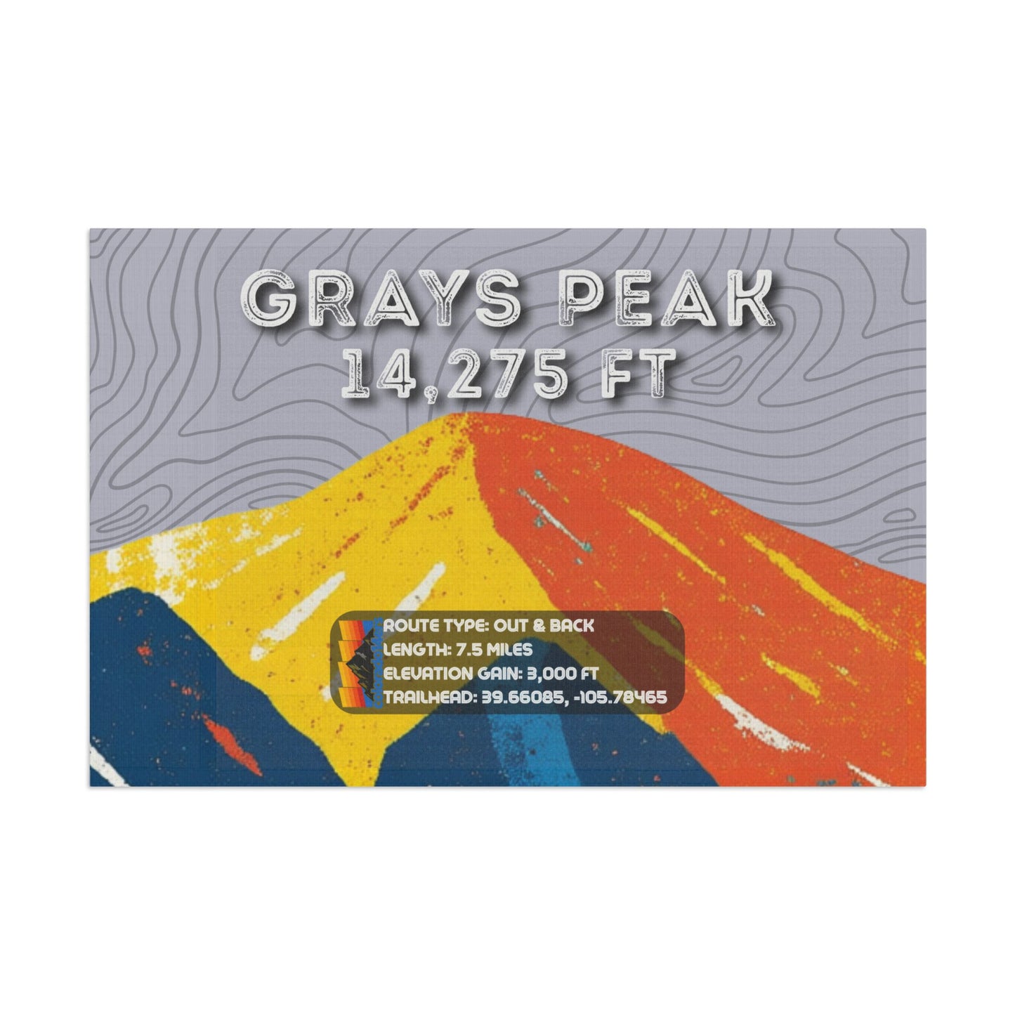 CO 14er Summit Flag | Grays Peak
