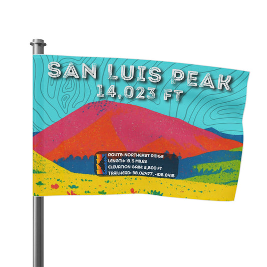CO 14er Summit Flag | San Luis Peak