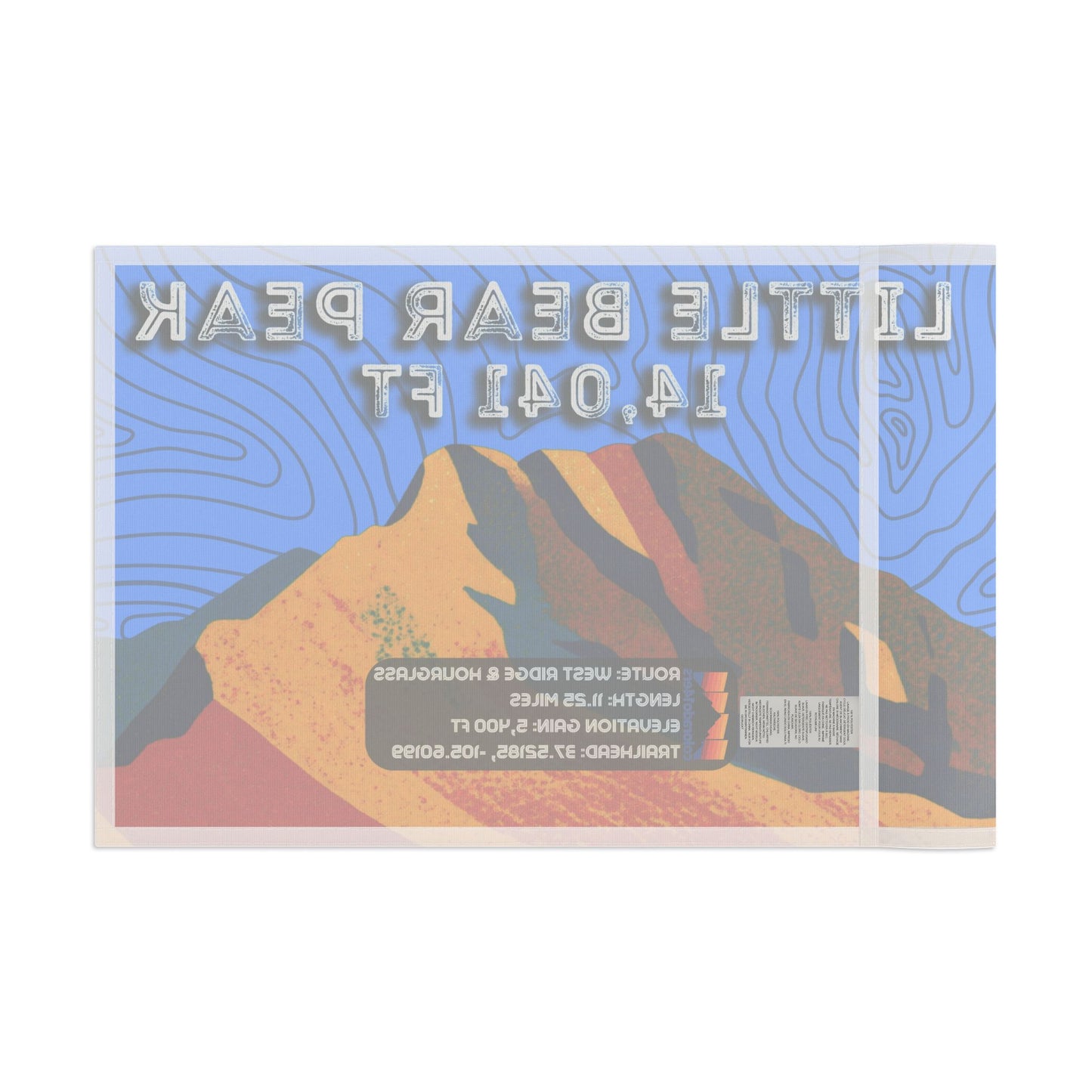 CO 14er Summit Flag | Little Bear Peak