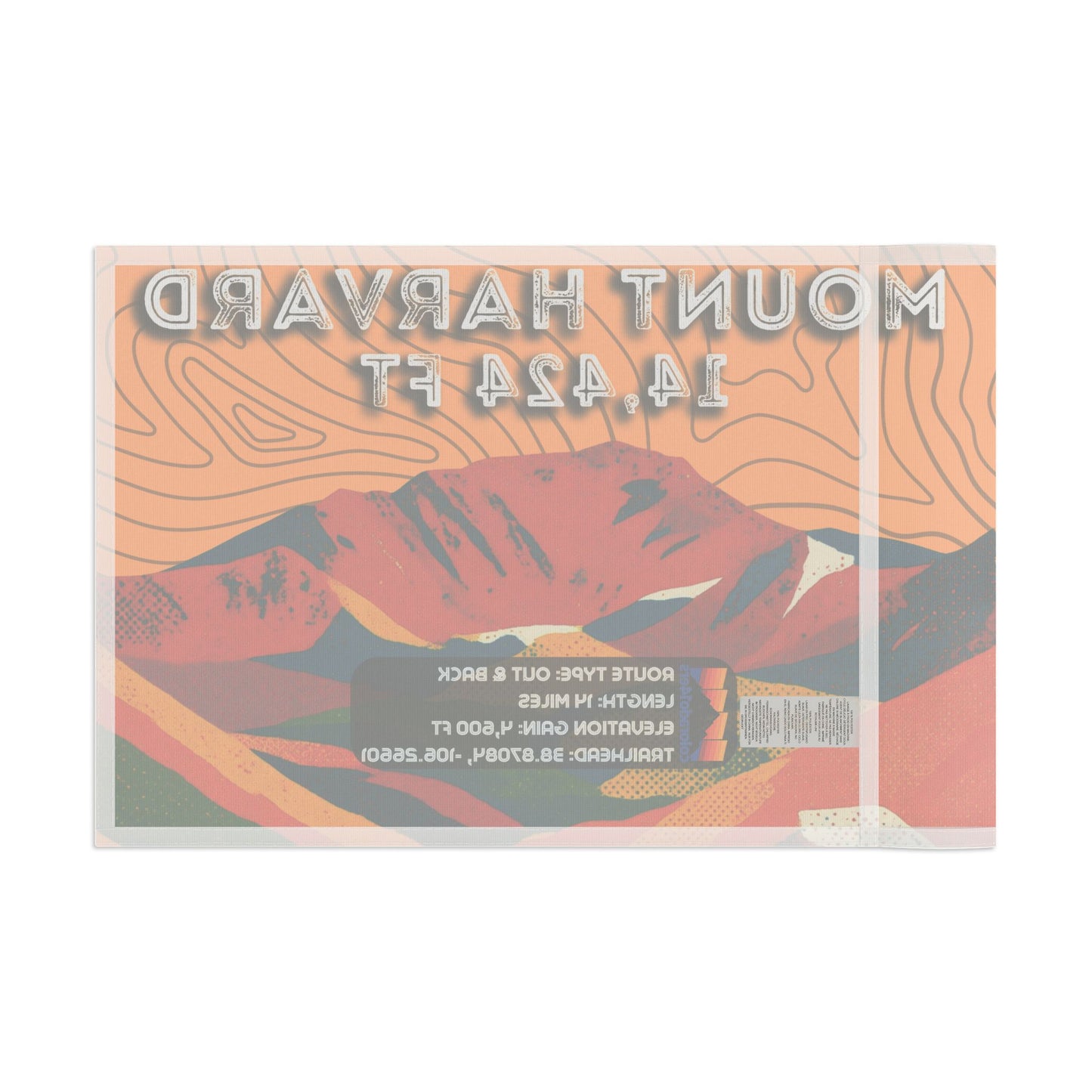 CO 14er Summit Flag | Mount Harvard
