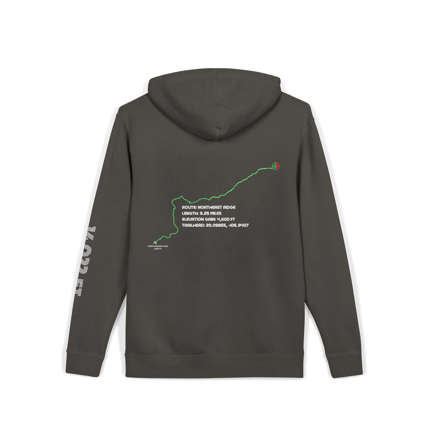 CO 14er Hoodie | North Maroon Peak