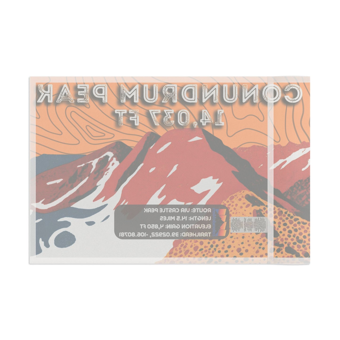 CO 14er Summit Flag | Conundrum Peak