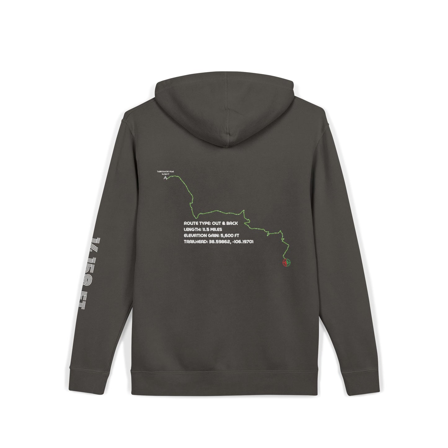 CO 14er Hoodie | Tabeguache Peak