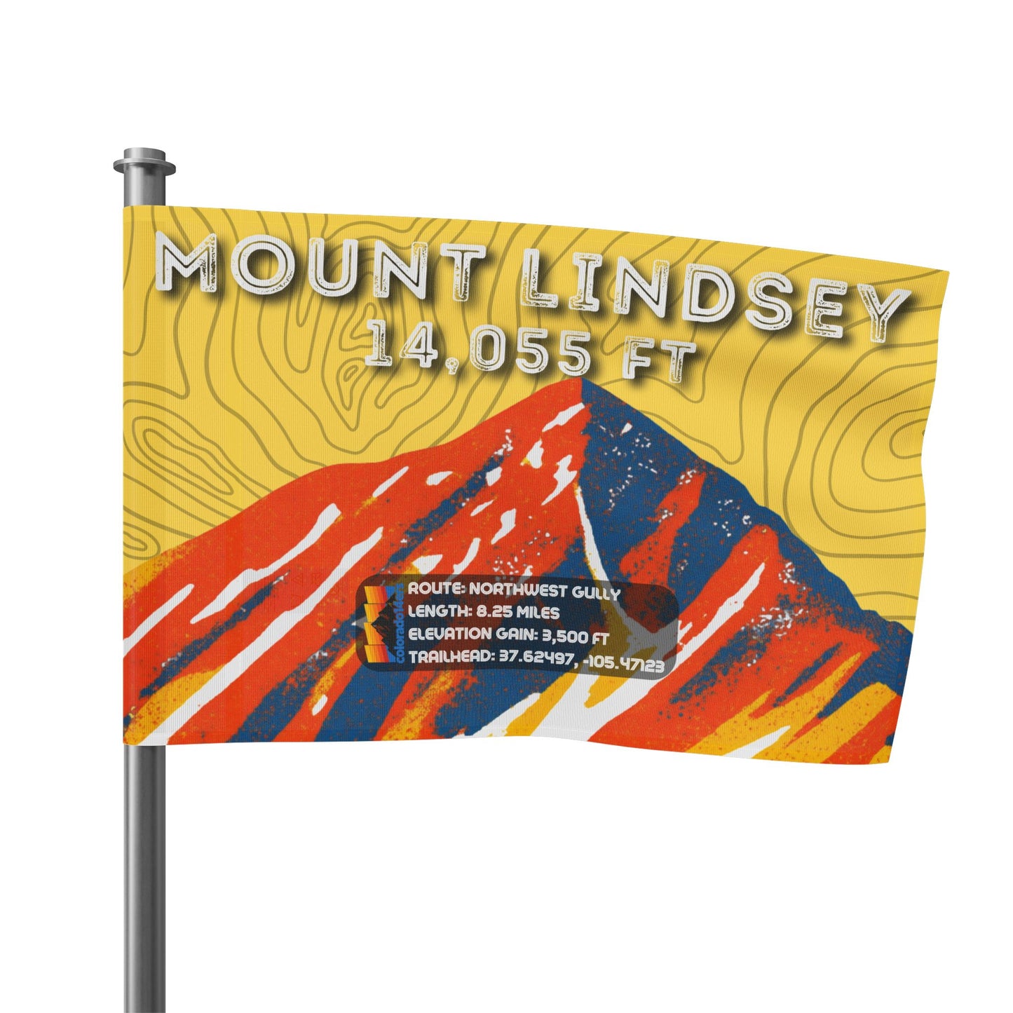 CO 14er Summit Flag | Mount Lindsey