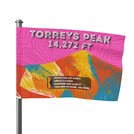 CO 14er Summit Flag | Torreys Peak