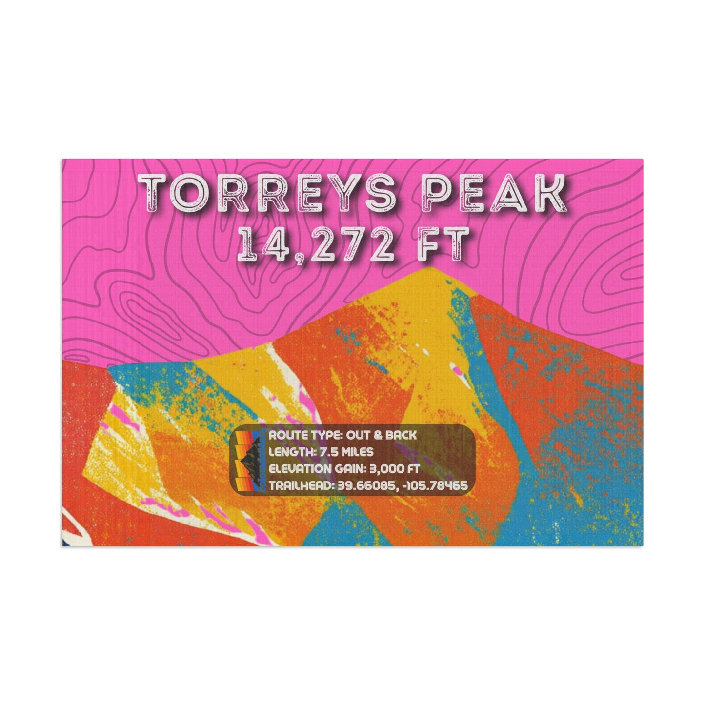 CO 14er Summit Flag | Torreys Peak