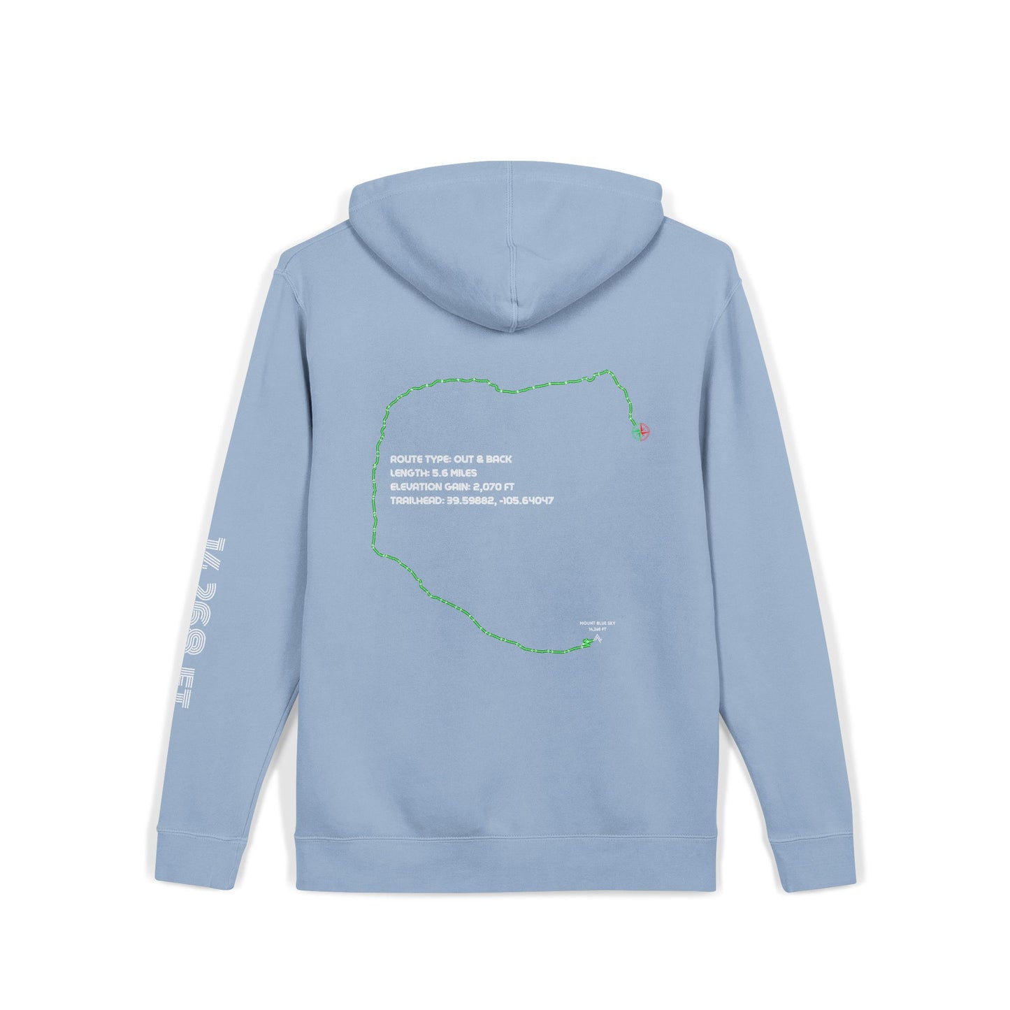 CO 14er Hoodie | Mount Blue Sky