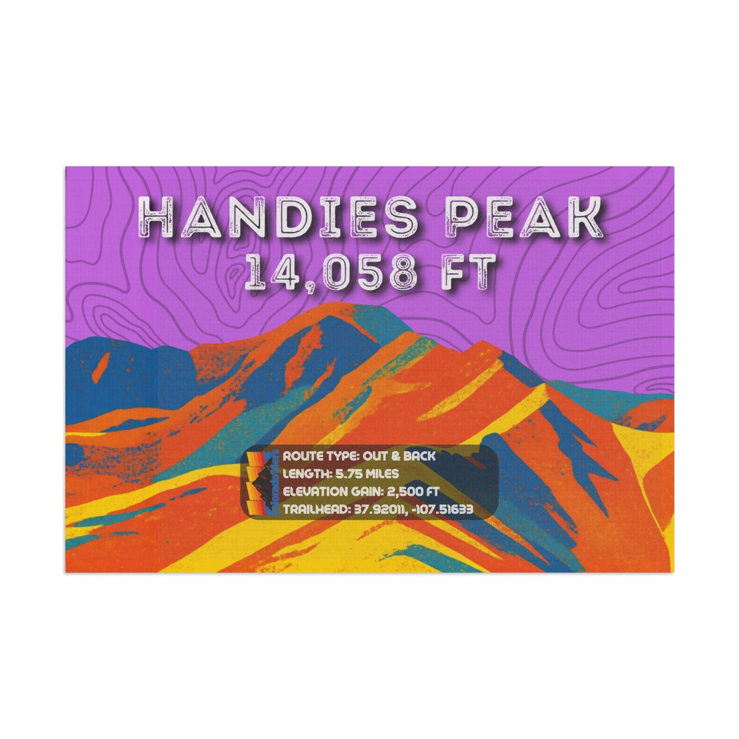 CO 14er Summit Flag | Handies Peak