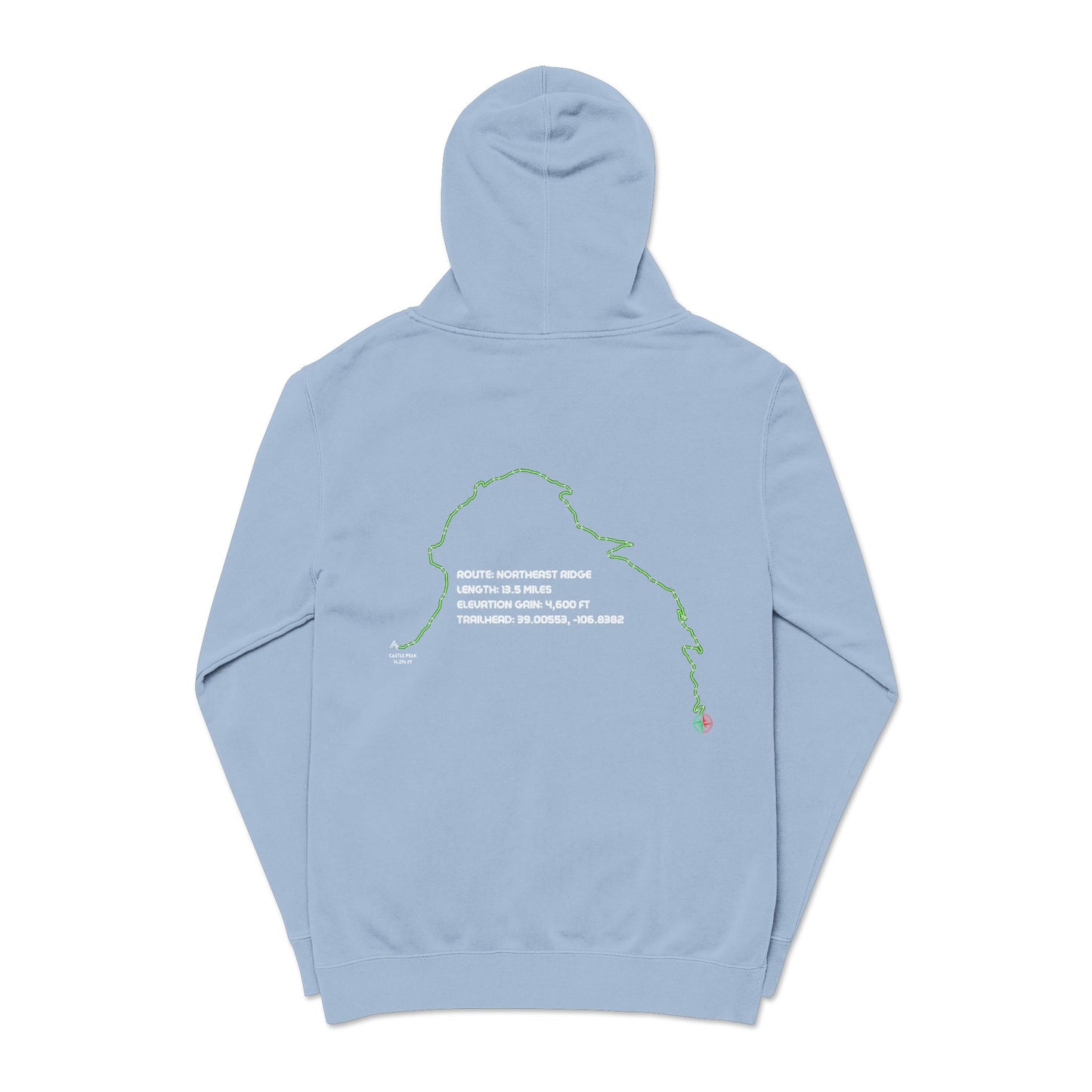 CO 14er Hoodie | Castle Peak