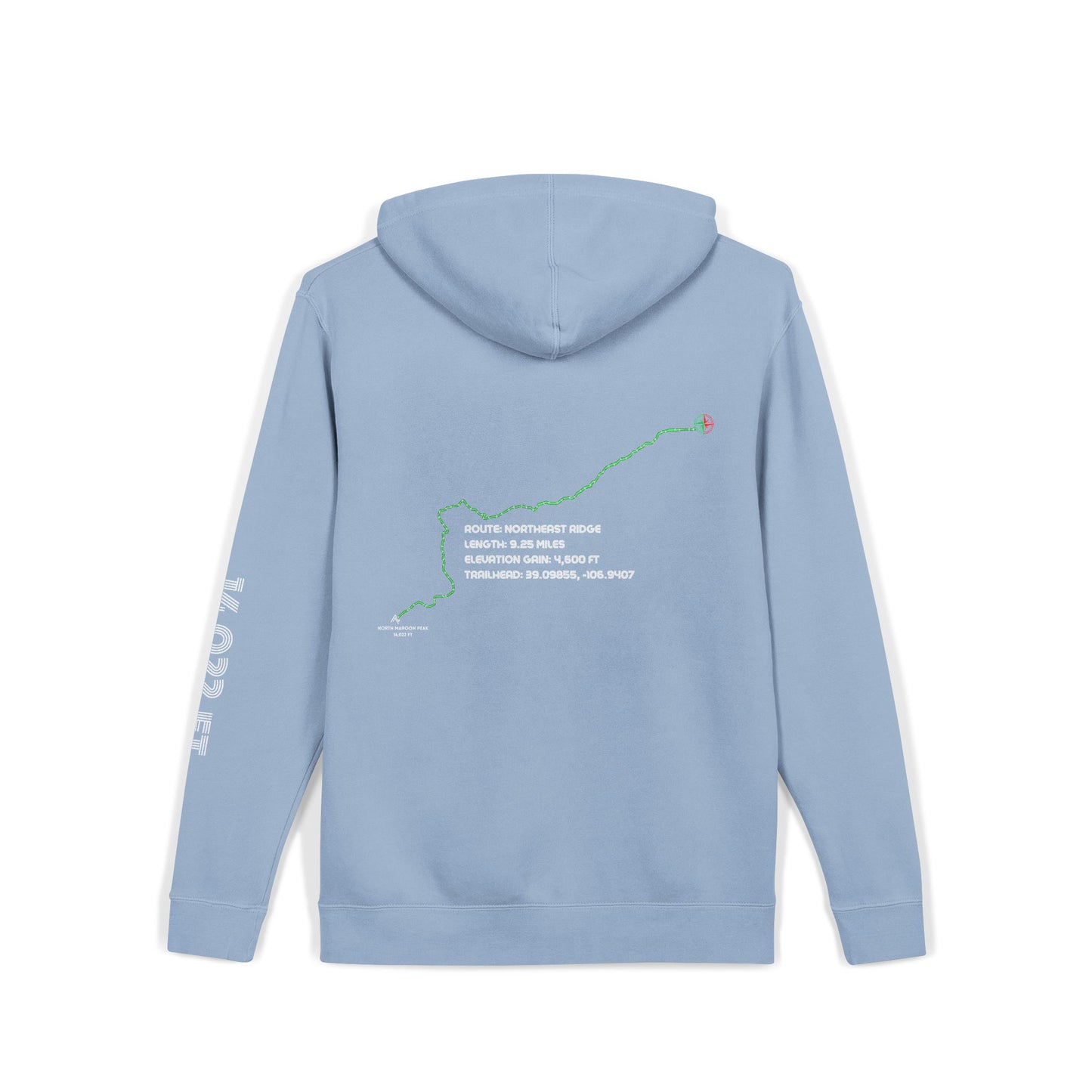 CO 14er Hoodie | North Maroon Peak