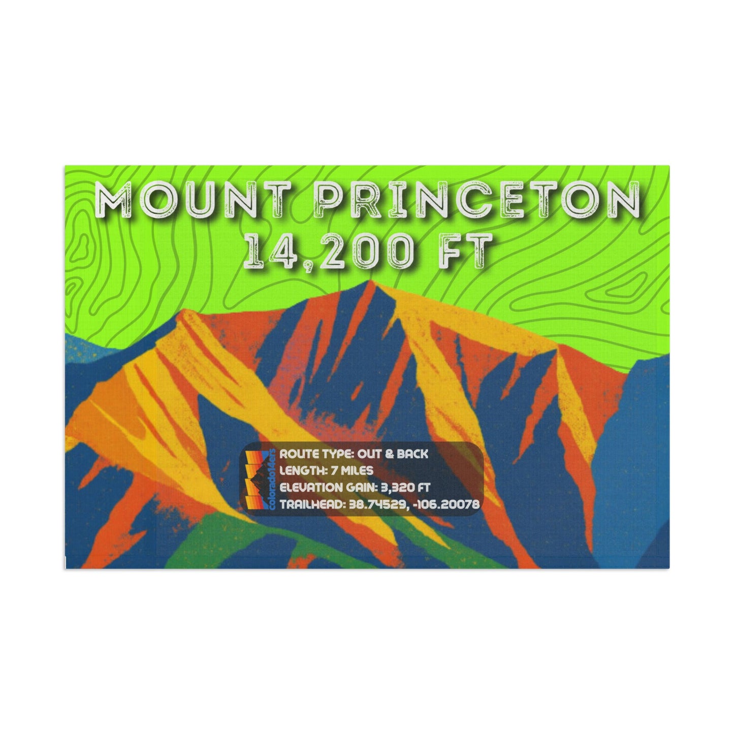 CO 14er Summit Flag | Mount Princeton
