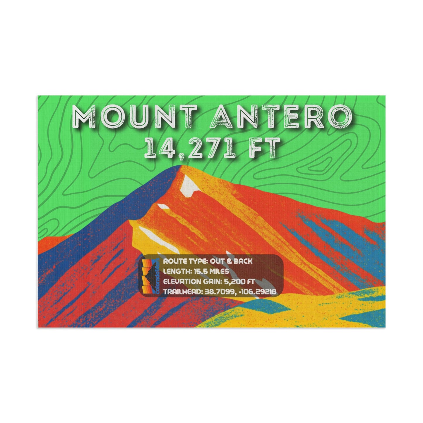 CO 14er Summit Flag | Mount Antero