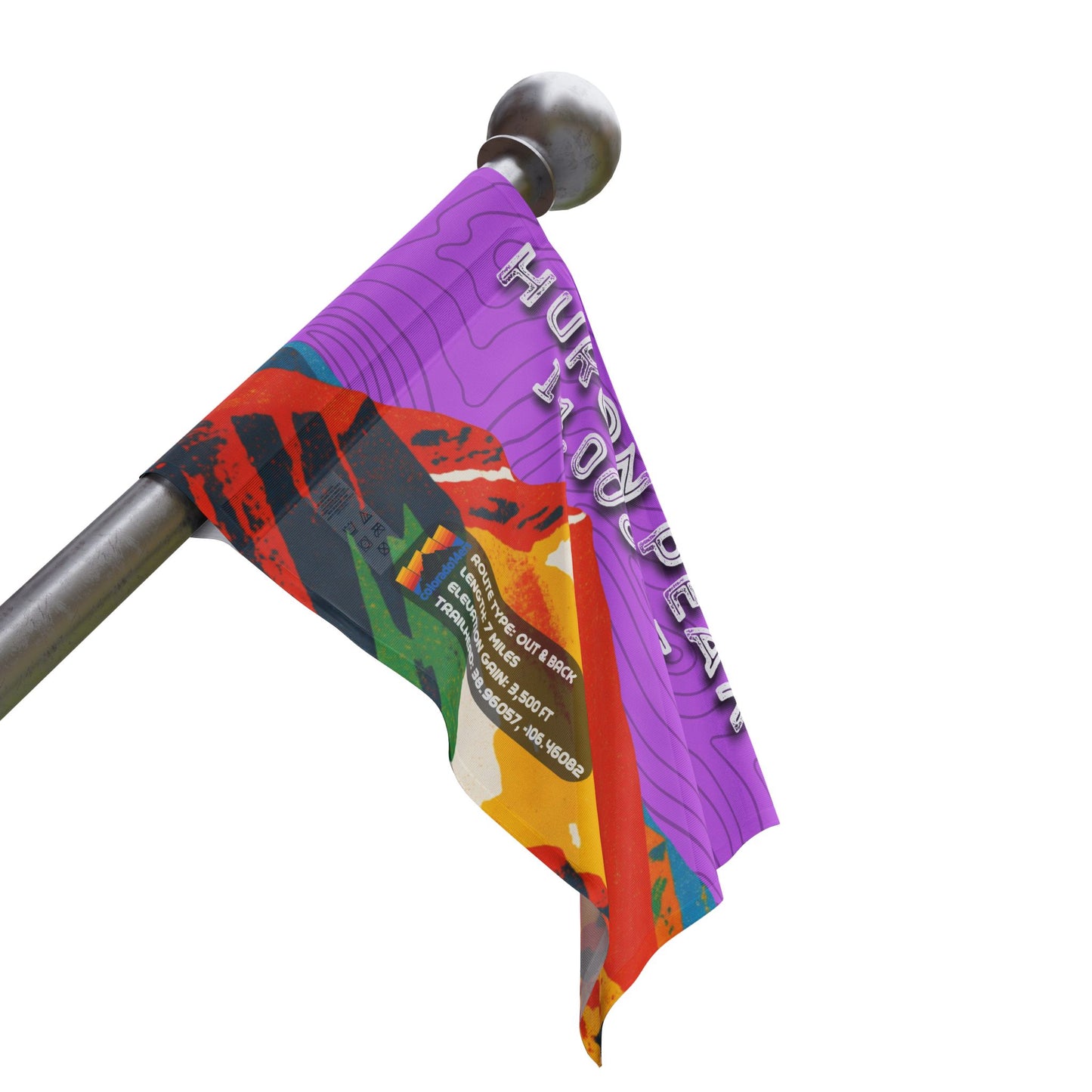 CO 14er Summit Flag | Huron Peak