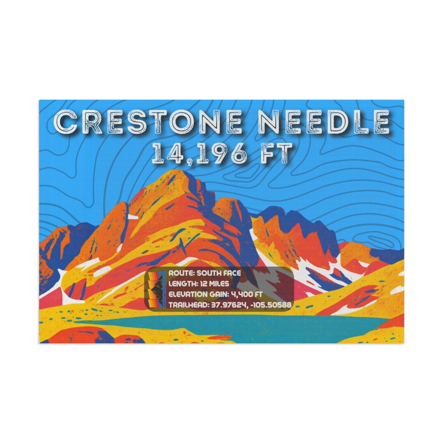 CO 14er Summit Flag | Crestone Needle