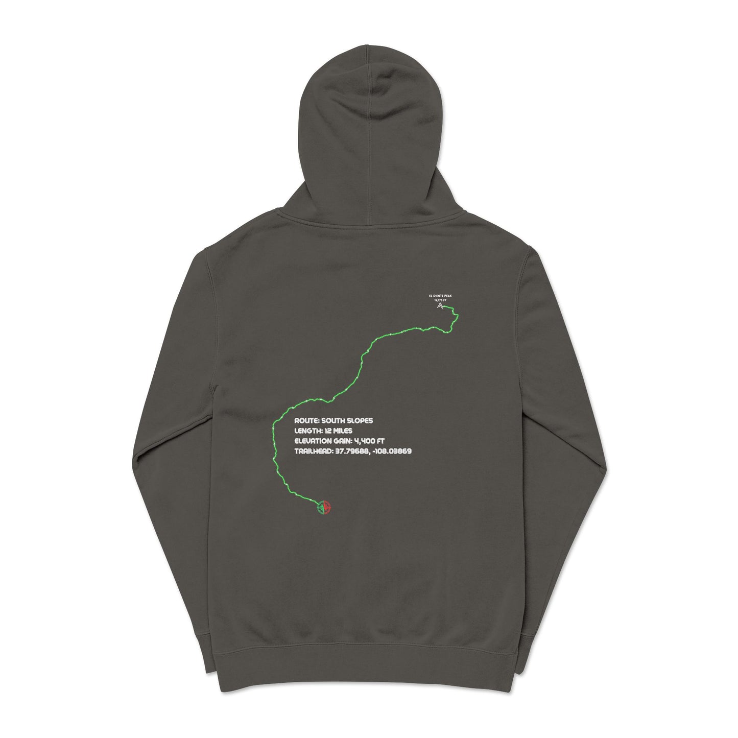 CO 14er Hoodie | El Diente Peak