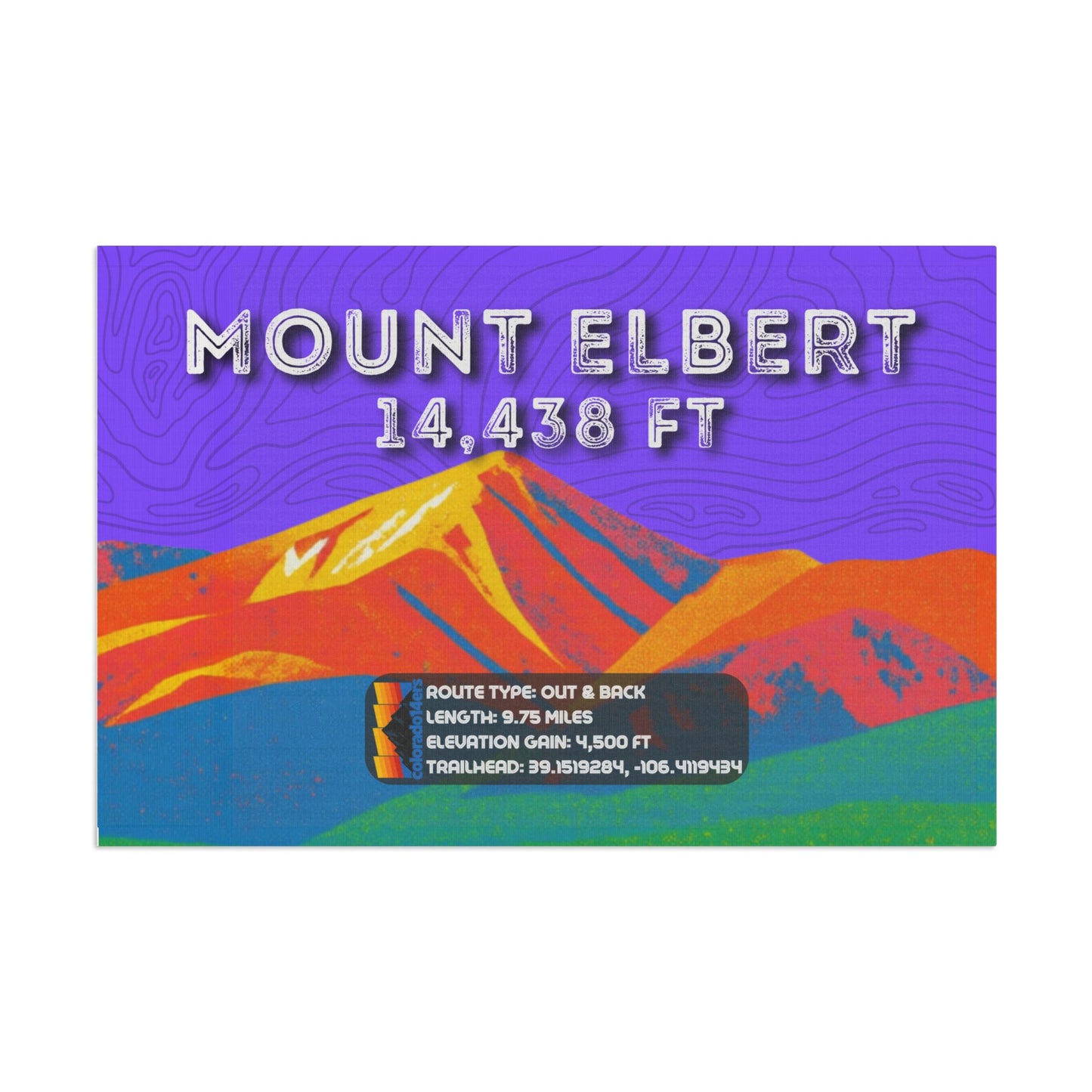 CO 14er Summit Flag | Mount Elbert