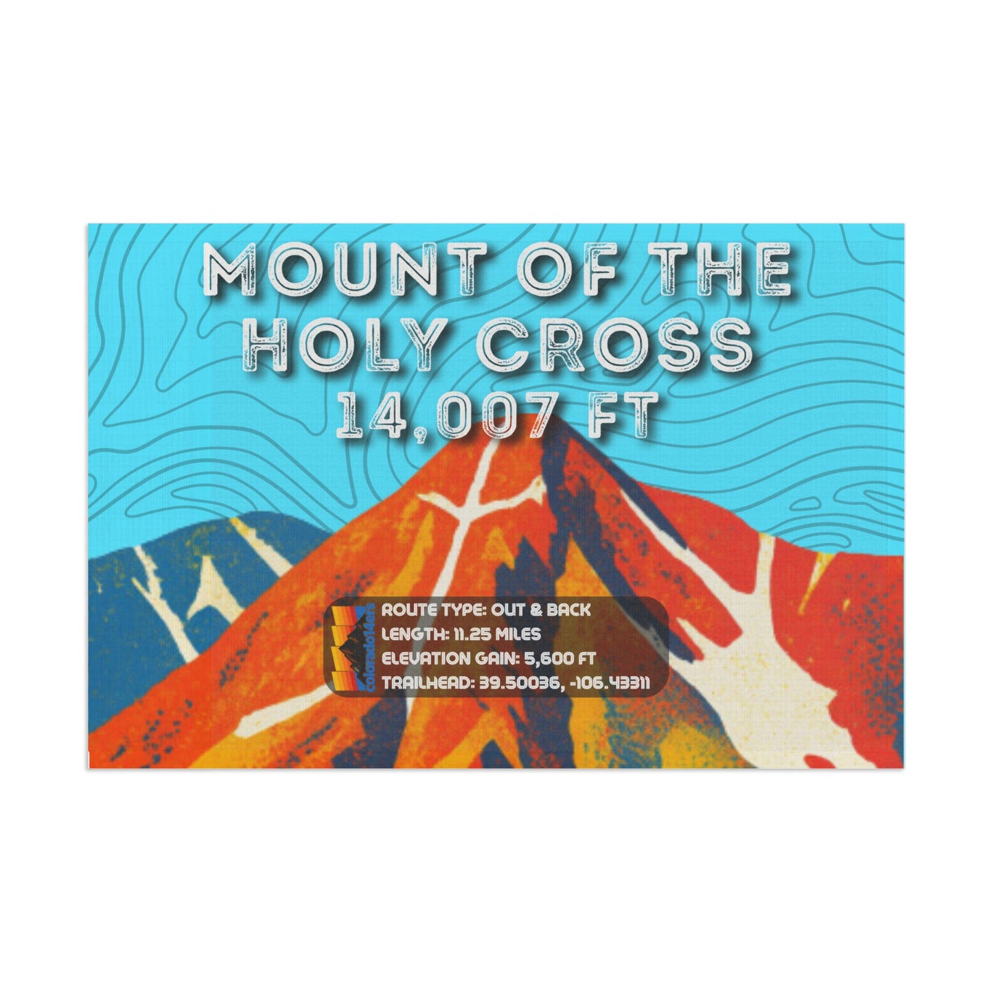 CO 14er Summit Flag | Mount of the Holy Cross