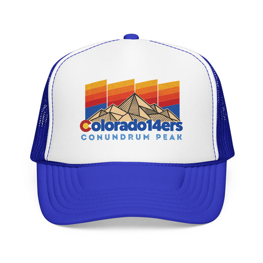 CO 14er Trucker Hat | Conundrum Peak