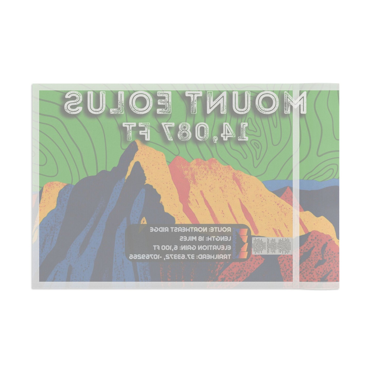 CO 14er Summit Flag | Mount Eolus