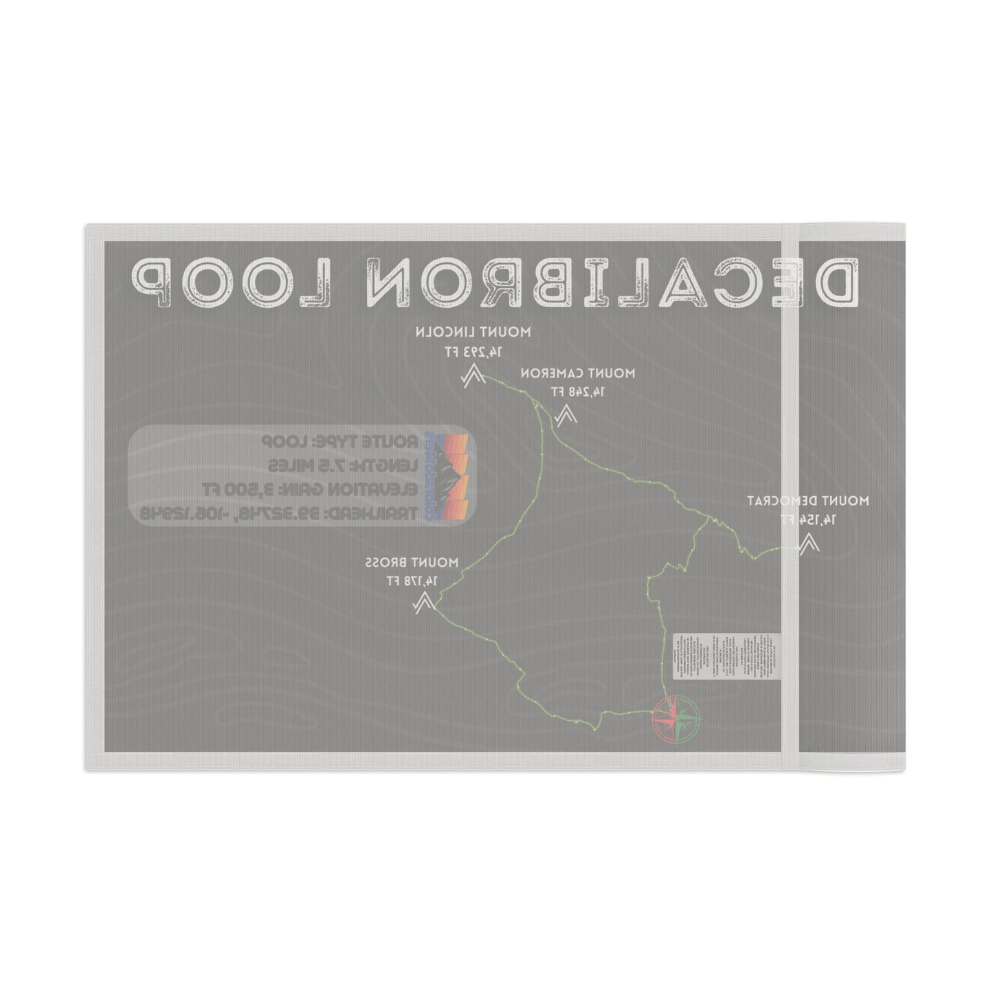 CO 14er Summit Flag | Decalibron Loop