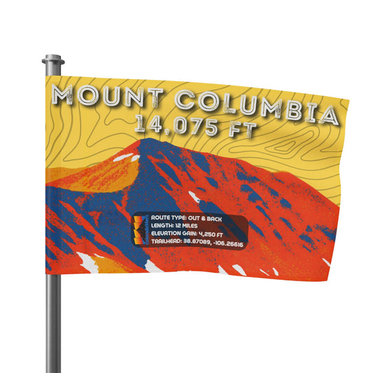 CO 14er Summit Flag | Mount Columbia