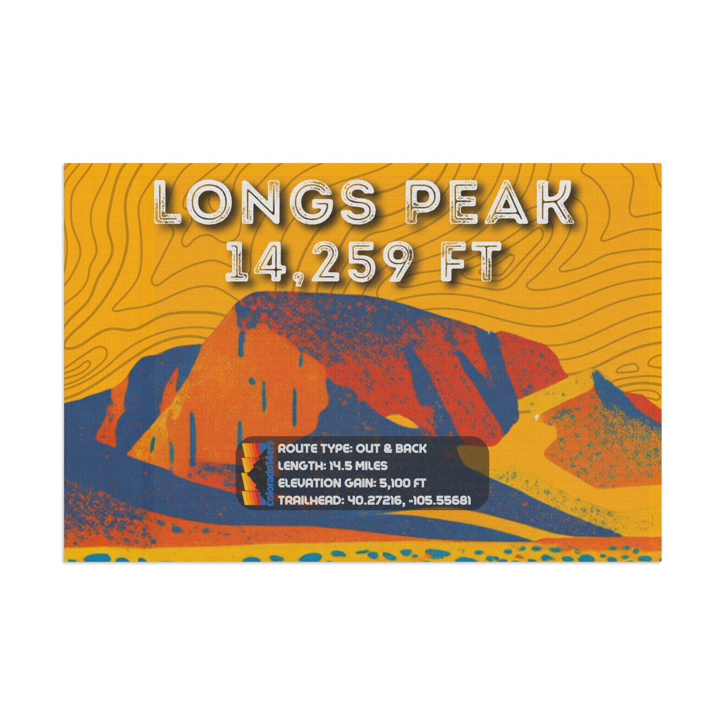 CO 14er Summit Flag | Longs Peak