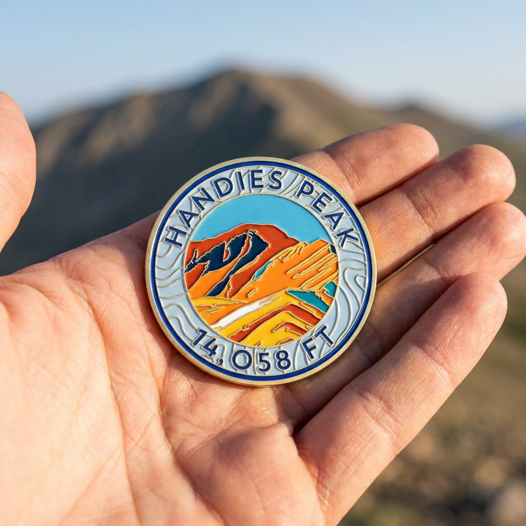 CO 14er Challenge Coin | Handies Peak